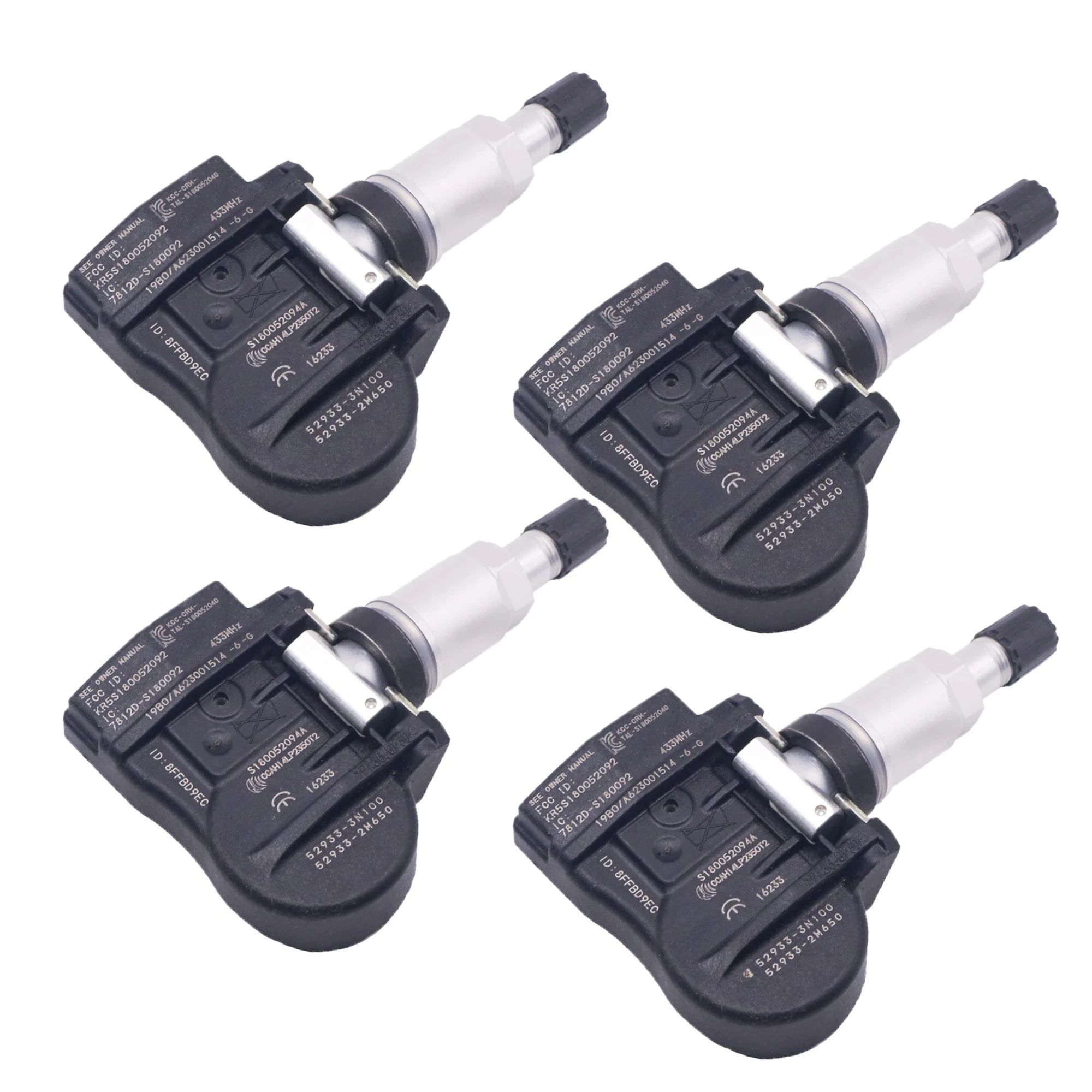 1/4pcs Tire Pressure Sensor 52933-3N100 529333N100 529332M650 52933-B1100 For Kia & Hyundai 433MHz