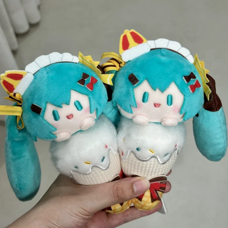 bilibiliグッズ-初音ミク-デザートシリーズ-ぬいぐるみペンダント-かわいいイチゴケーキ-アイスクリーム-ソフトぬいぐるみキーホルダー-デコレーションギフト