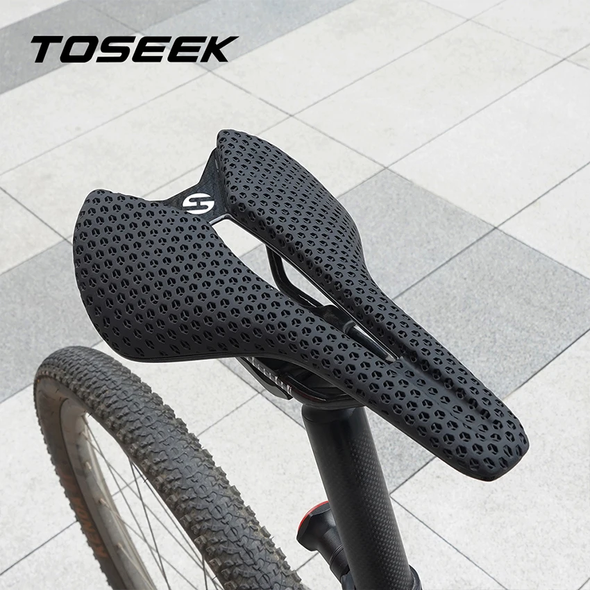 TOSEEK TS218-3D Print Saddle Carbon Saddle Road Bike Comfortable Cushion Factory Bike 3D printed Seat