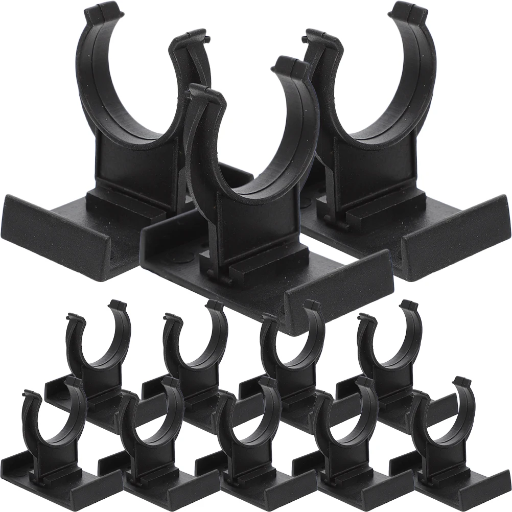 

24pcs Black PP Adjustable Cabinet Feet Furniture Plinth Clips Leveler Leg Kick Plate Protective Floor Height Increase Durability