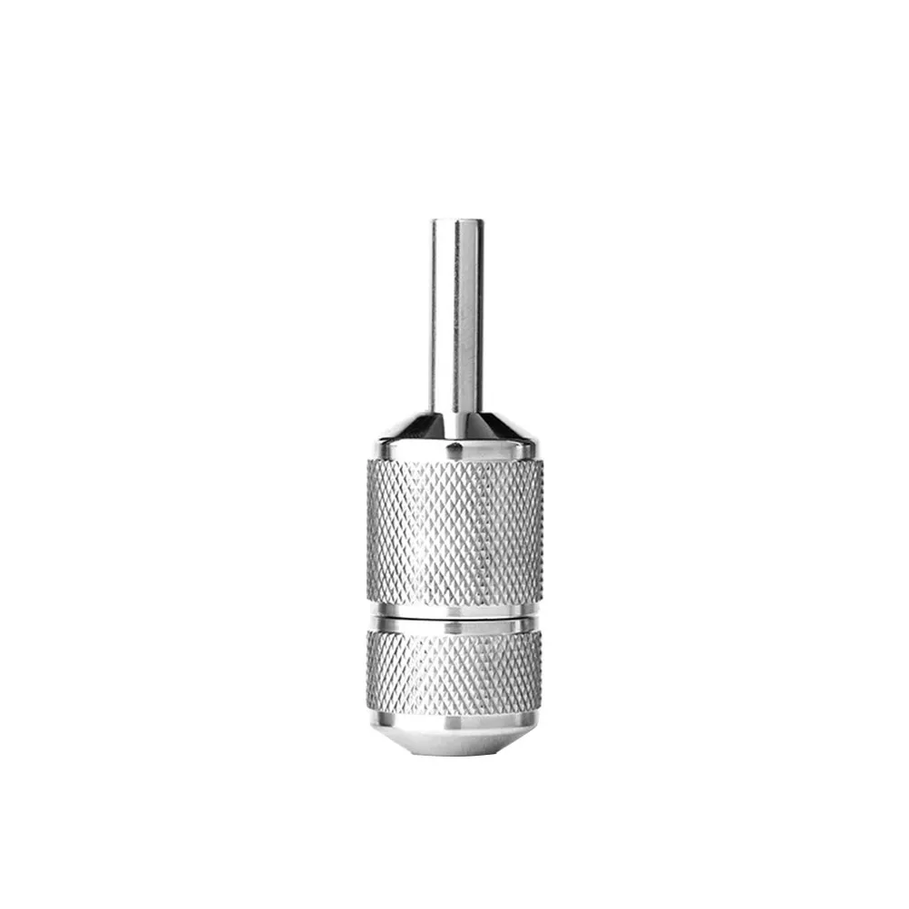 22Mm Self-Locking Machine Handle Stainless Steel Tube Tip Grip for Tattoo Machines Lightweight Wear-Resistant Stable Precision