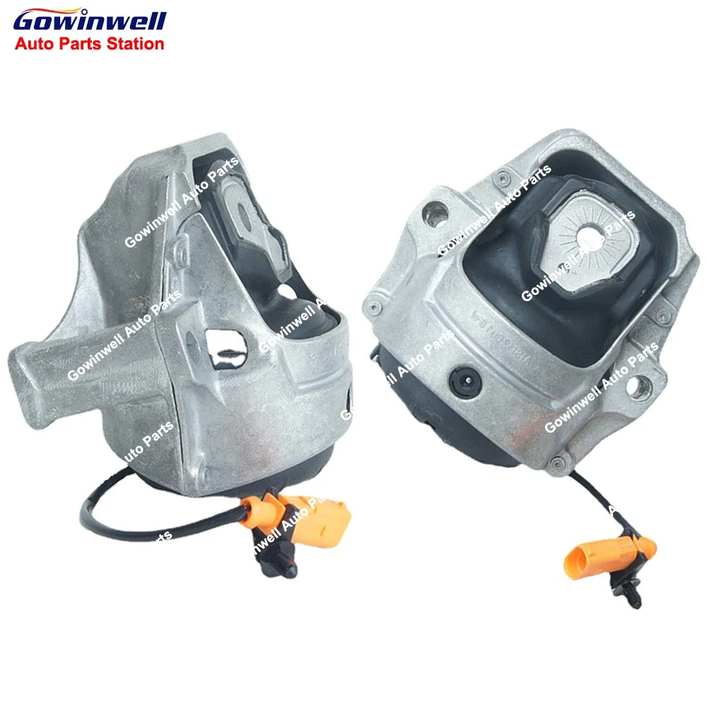 Pair of 2pcs Right Left Engine Mount Motor Support Kits For Audi A4 A5 Q5 B8 8R 1.8T 2.0T 2008-2012 8R0199381AL 8R0199381E