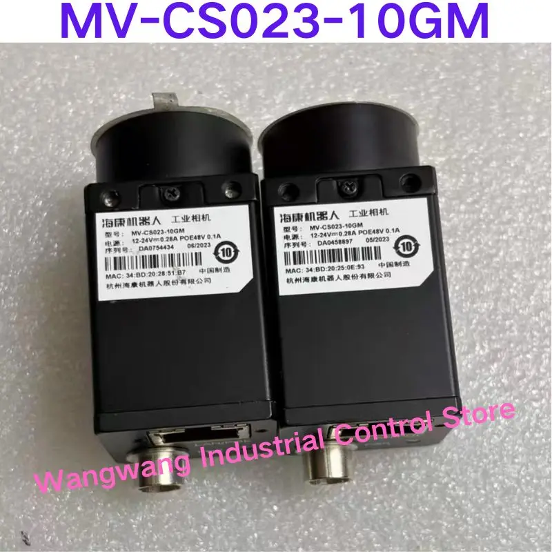 

Second-hand test OK , MV-CS023-10GM 2.3 million global black and white industrial camera