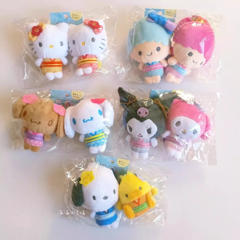 

Japan Sanrio Good Friend Sticker Sticker Magnetic Suction Melody Kuromi Cinnamoroll Plush Pendant Toys for Girl Birthday Gift