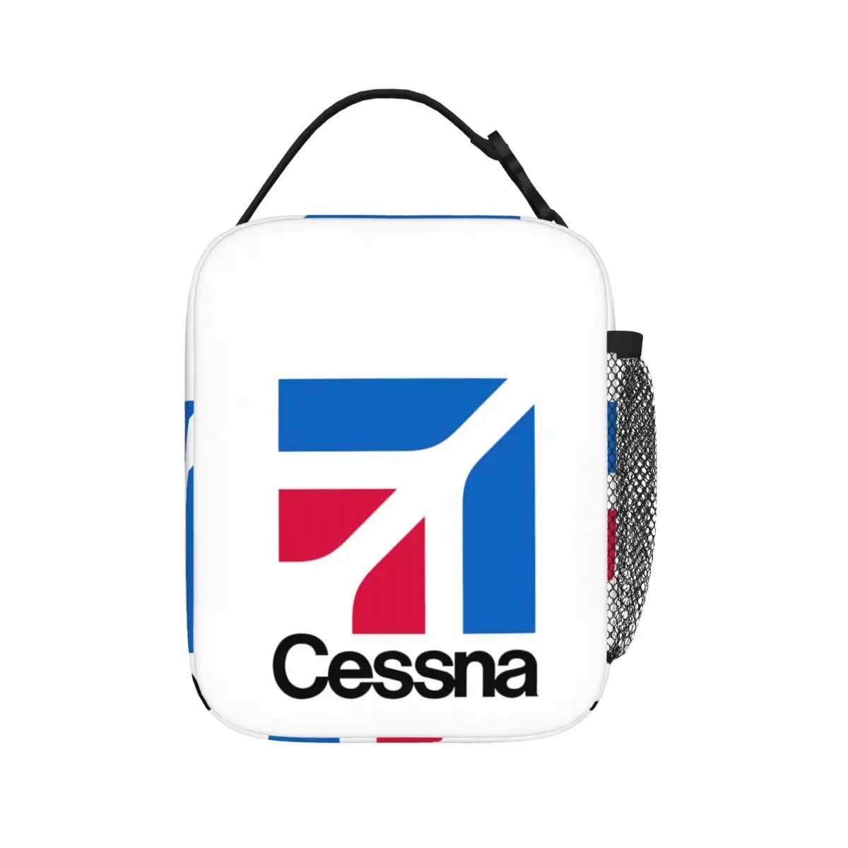 Cessna Logo Lunch Bags Insulated Lunch Tote Waterproof Thermal Bag Leakproof Picnic Bags for Woman Work Children School