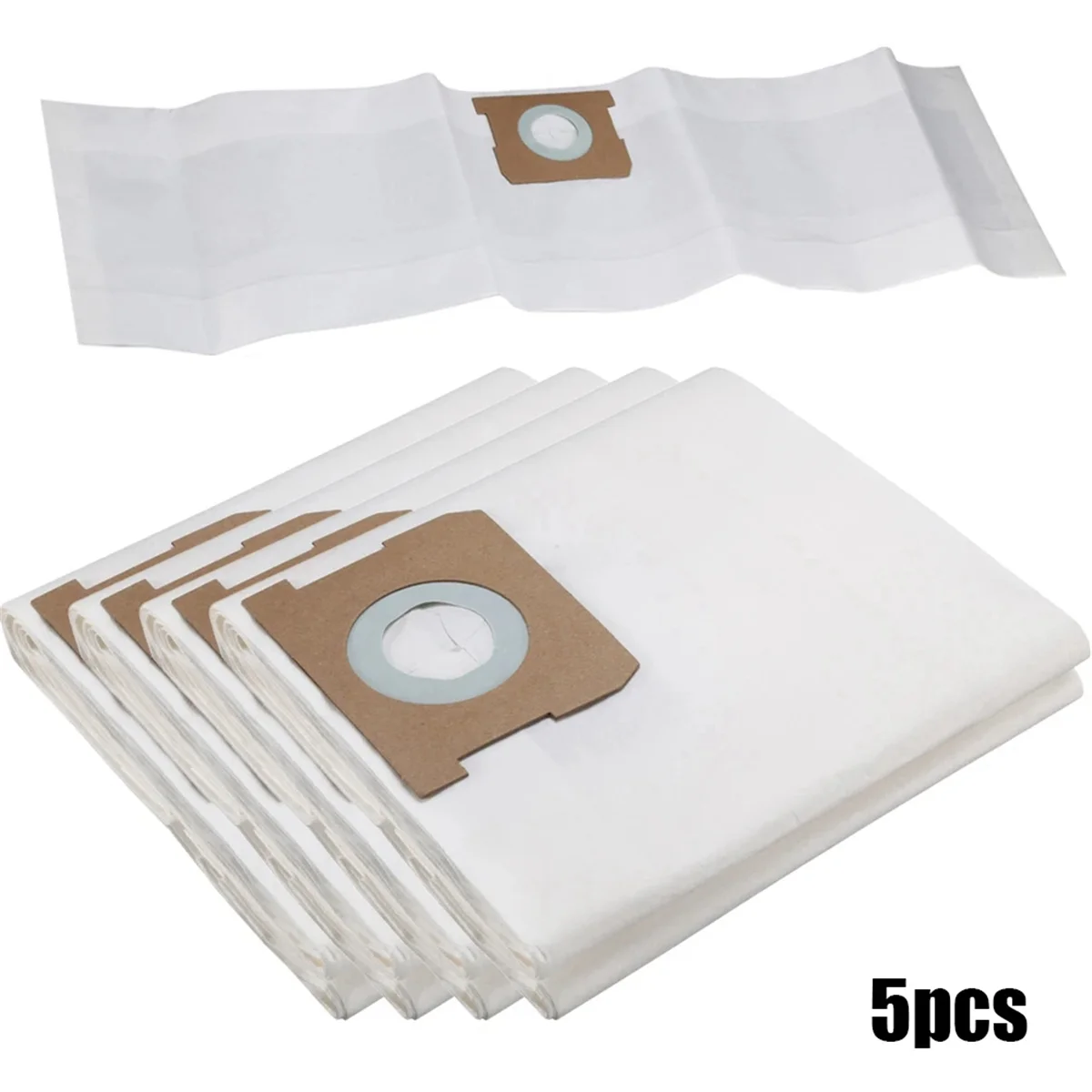 5PCS Vacuum Cleaner Dust Bags for Karcher WD1 Compact Battery Replaces 2.863-297.0 Sweper Dust Bin Replacement Parts