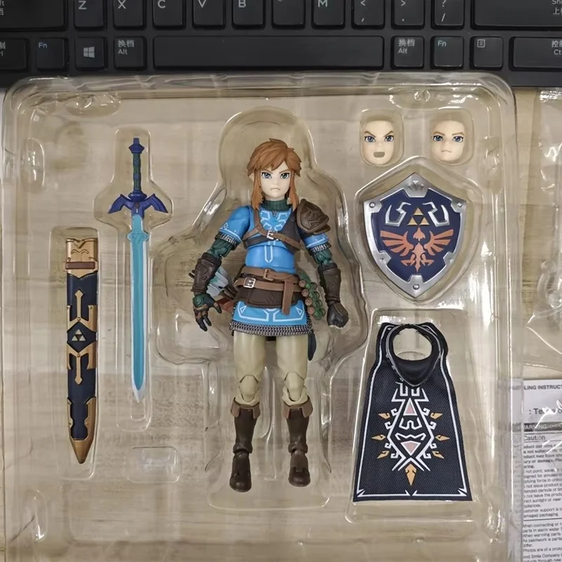Figura de Anime de The Legend Of Zelda Tears Of The Kingdom, Figura Figma 626 de Link, Colección Breath Of The Wild, Modelo de Regalo