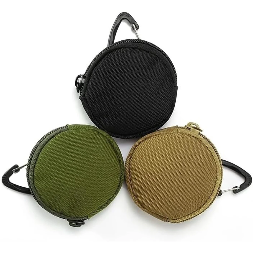 900D Oxford Wasserdichte Mini-Tasche Schlüsseltasche Münzbeutel Kleine Geldbörse Schlüsselanhänger Outdoor-Accessoire Hängetasche Taktische Tasche – Detail 1