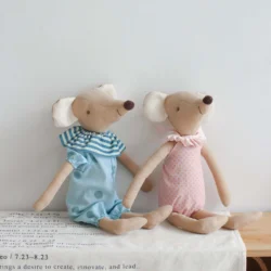 Cute Mouse Plush Toys Plush Animals Mouse Dolls Cute Mouse Dressing Kids Birthday Gifts Boy Toys Girls Kids Toys