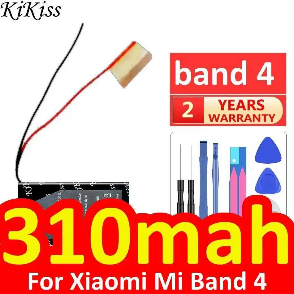 For Xiaomi MI Band 4 Band4 Stable Watch Battery 310Mah