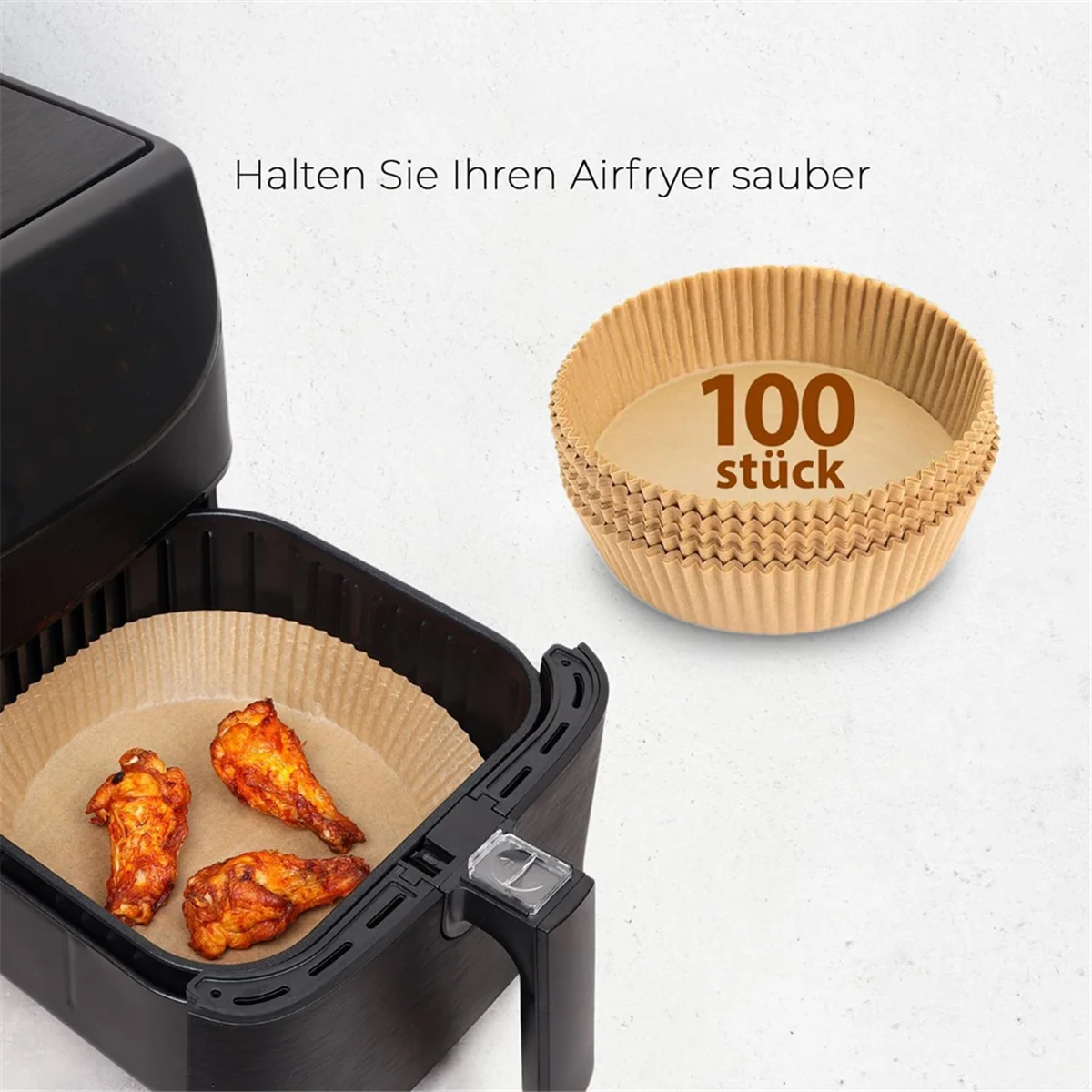 

Новые квадратные аксессуары для фритюрницы, 9-дюймовая, для Cosori Ninja Phillips Tower Instant Pot Tefal и т. д. 5,6-8,3 л с глубокой корзиной для аэрофритюрницы