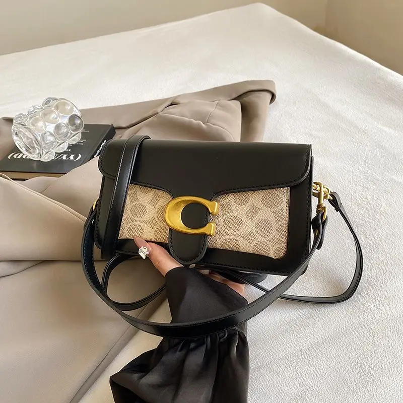 Borsa in stile designer - nuovo modello 205. Borsa a tracolla vintage di alta qualità con tracolla. Borsa classica e versatile.