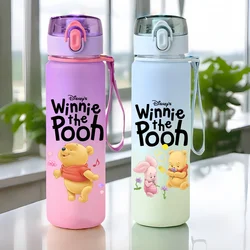 560mL Winnie Sports Water Bottle Leak Proof Colorful Plastic Cup Drinking Kids Outdoor Travel Portable Gym Fitness Jugs BPA Free