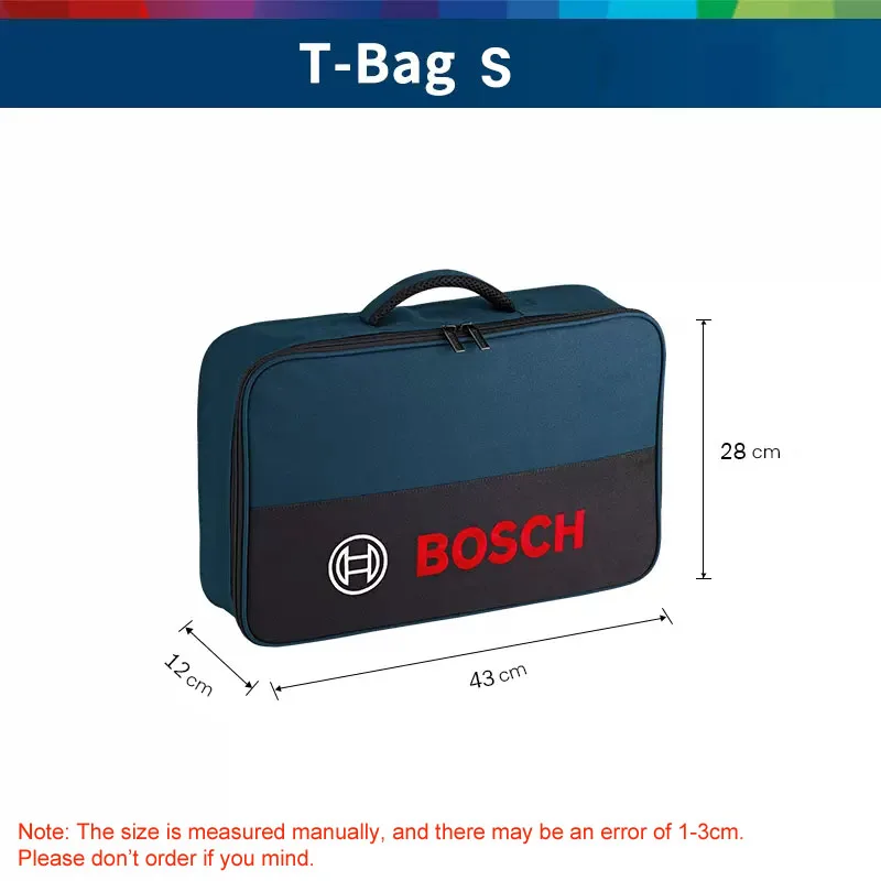 Bosch Tools Bag Mini Canvas Soft Bags Waterproof Wear-Resistant Portable Electrician Special Maintenance Toolkit Storage Bag