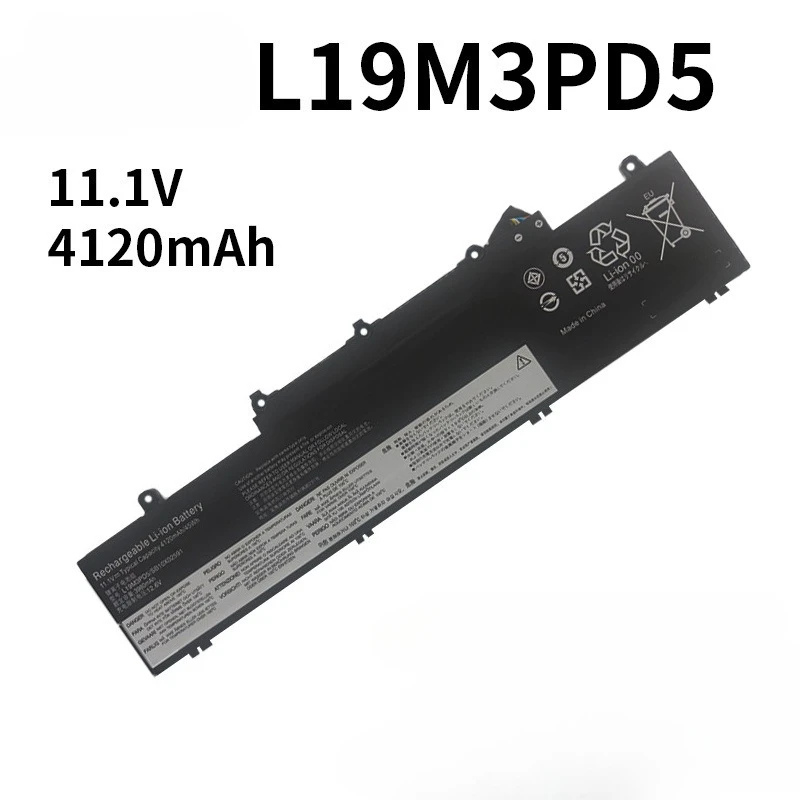 Batteria del computer portatile da 11,1 V 4120 mAh L19M3PD5 L19C3PD5 L19L3PD5 per Lenovo ThinkPad E14 Gen2 Gen3 ThinkPad E15 Gen2 Gen3 TP00117C