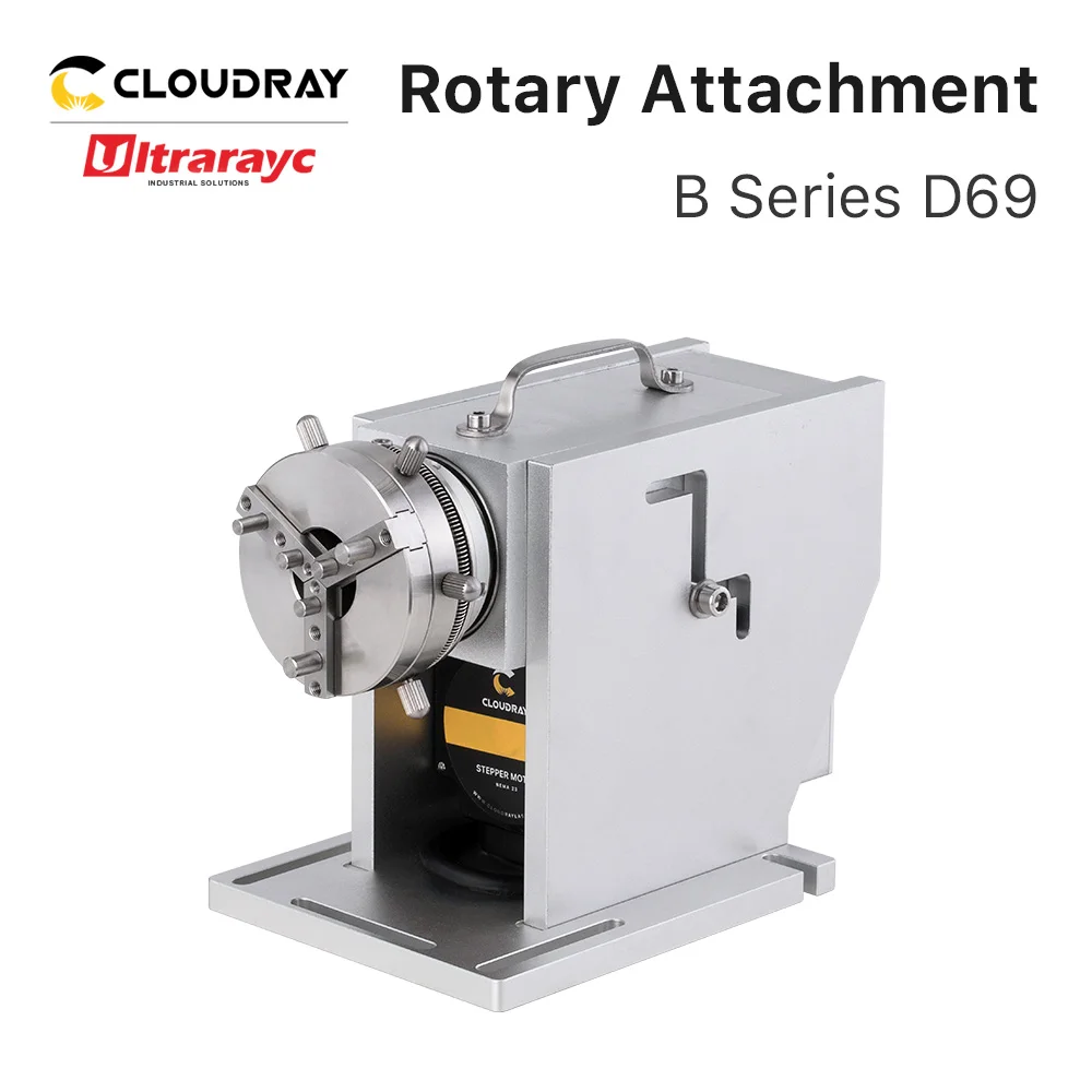 Ultrarayc Rotary Attachment B Series Device Fixture Gripper Three-Jaw Chuck Rotary Worktable for Laser Marking Parts Machine