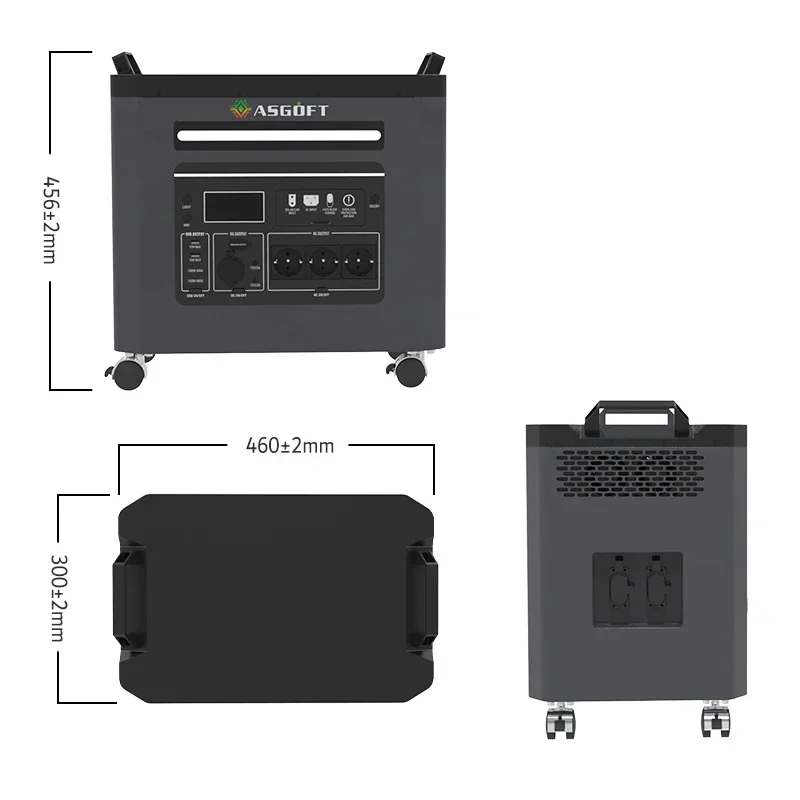 Penjualan Terlaris Semua Dalam Satu Sistem Generator Tenaga Surya Grid 3KW 6KW Pembangkit Listrik Rumah All-In-One 6KWH Pasokan Bank Daya Portabel