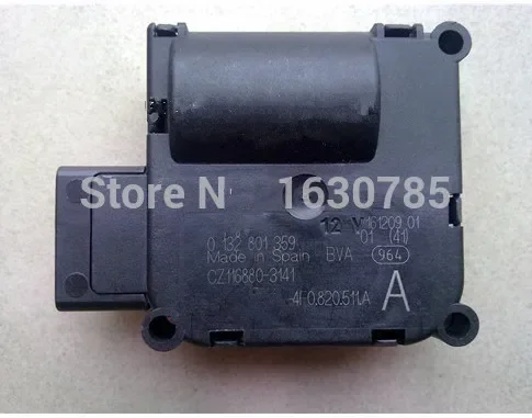 

Модуль сервопривода заслонки воздуховода отопителя/кондиционера, двигатель испарительного блока для Audi A6 C6 2005-2011 4F0820511A