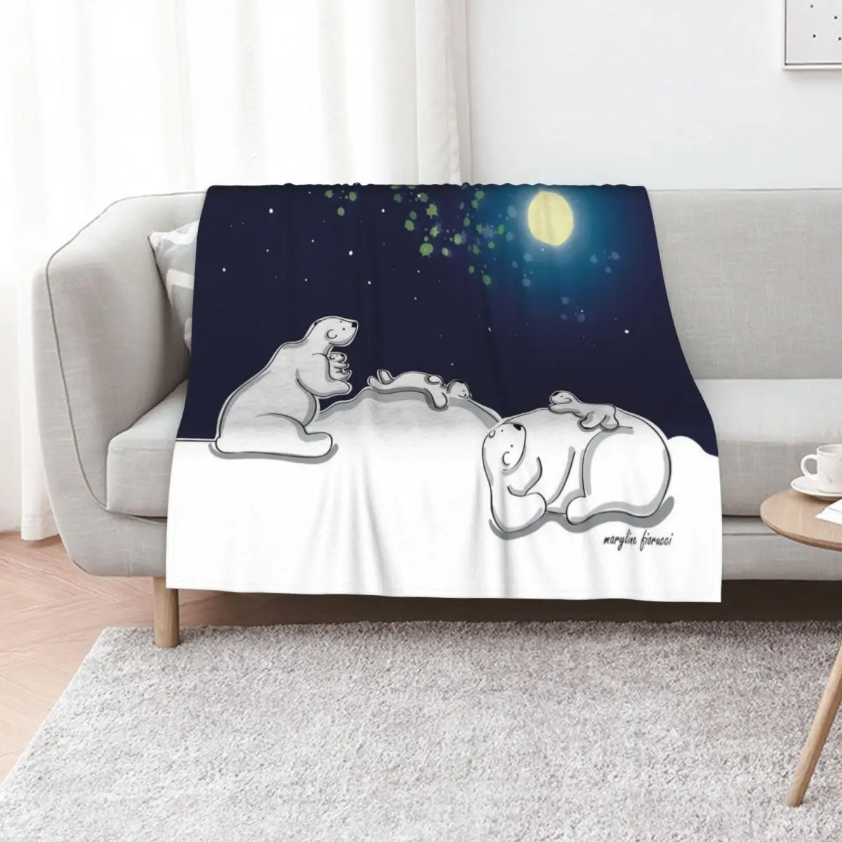 

Under the stars Throw Blanket Comforter Camping Decorative Throw Polar Blankets