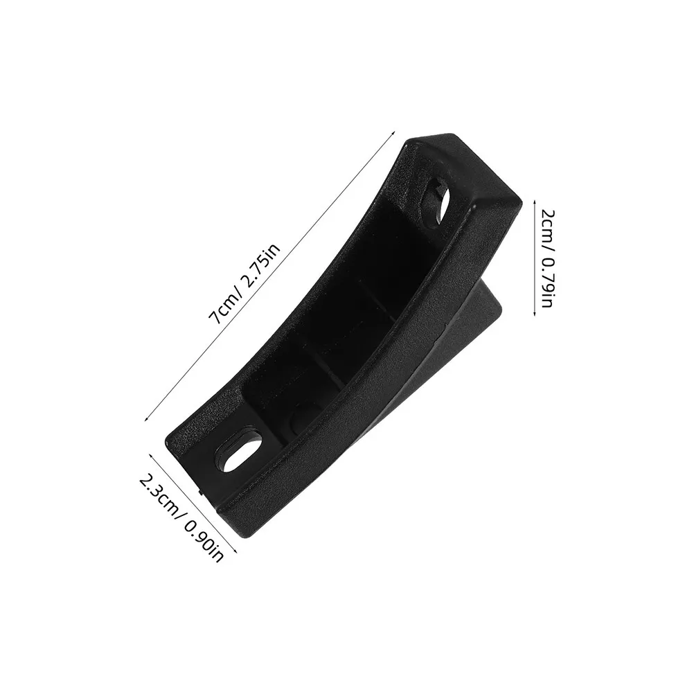 10Pcs Plastic Boat Shaped Furniture Leg Caps Non Slip Floor Protectors for Chairs Tables Stools Iron Frame Office Home Use