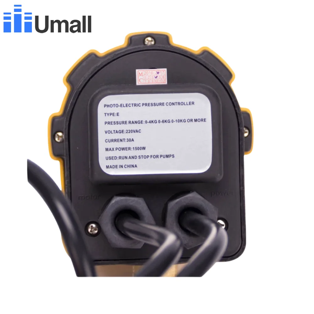 1500W 30A Photo-electric Pressure Automatic Digital Intelligent Controller Used For Run and Stop Water Pump 4Bars 6Bars 10Bars