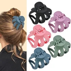 Matte Octopus Hair Claw Large Size Shark Clip Headwear Women Claws Clips Daily Hair Styling Hair Accessories for Girl New Styles