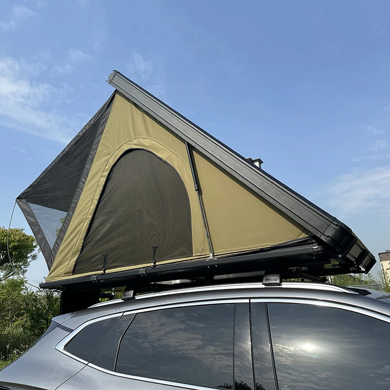 

Factory Price Outdoor Camping Hardshell Roof Top Tent OEM Aluminium Hard Top Car Roof Tent