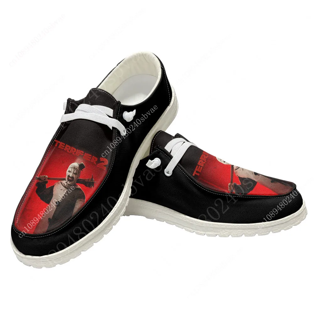 Terrifier Clown halloween Men Woman Breathable Casual Flat Shoes Outdoor Sneakers Spring Summer Autumn Winter Custom Made Shoe