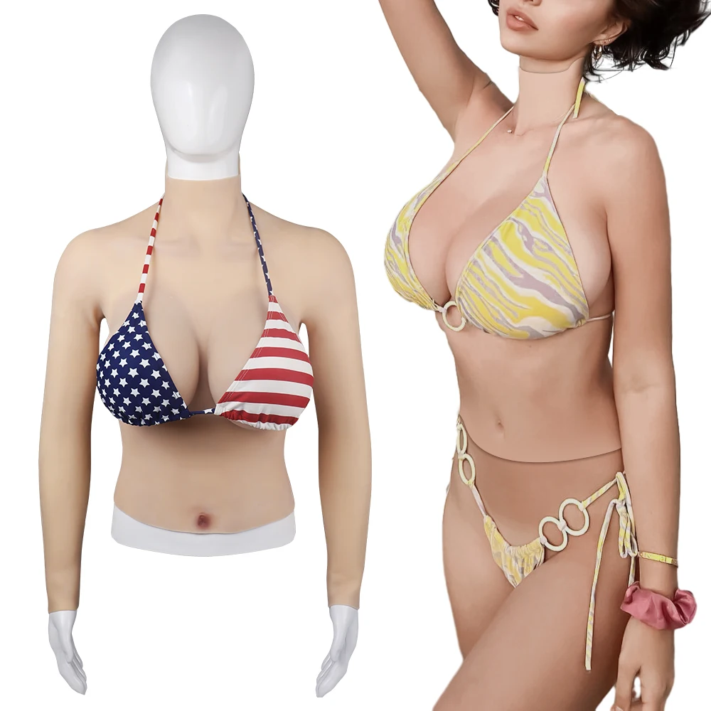 

Наполовину телесные силиконовые формы груди с руками для маленькой груди нагрудная трансвестиция перекрещивание груди от мужчины к женщине