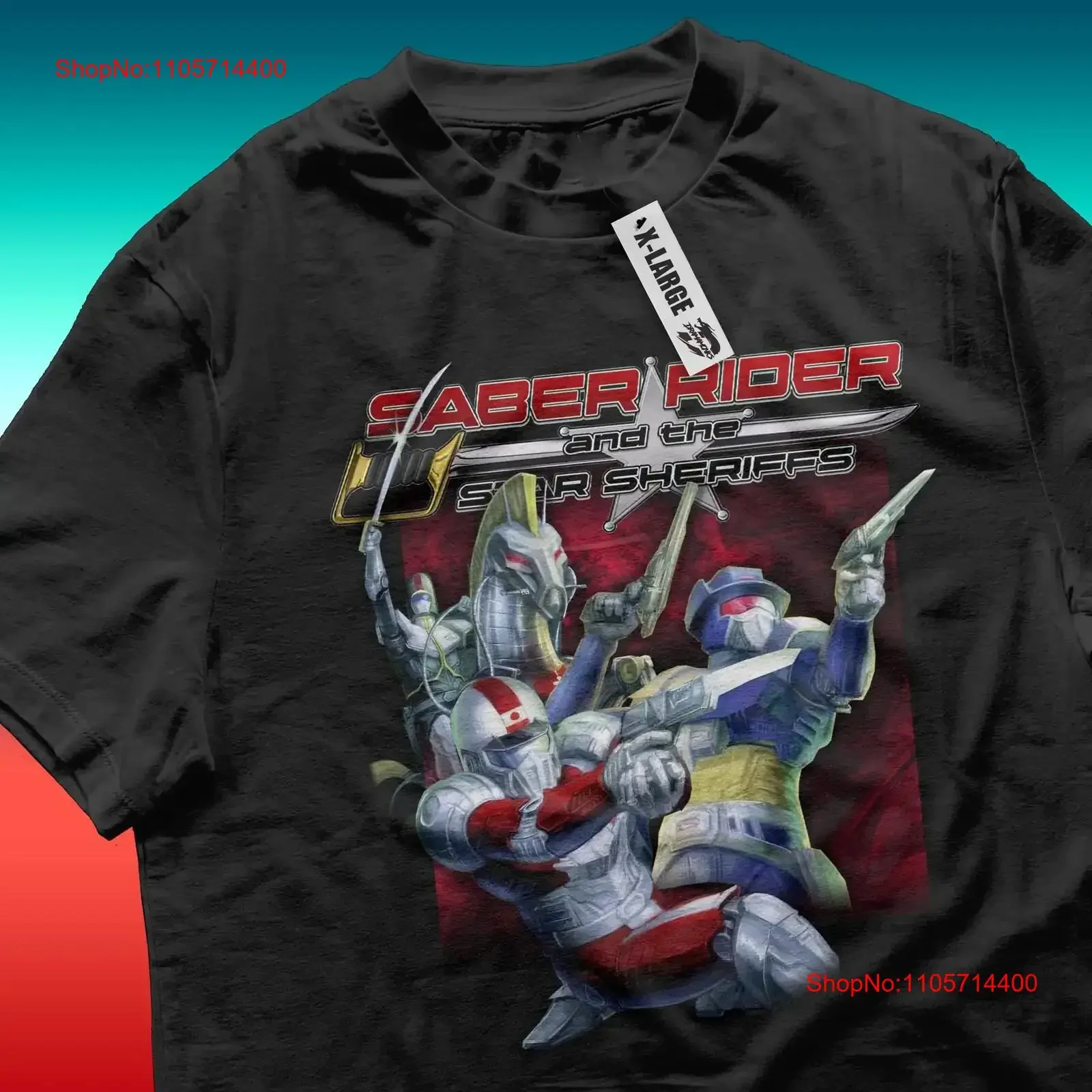 Cartoon Anime Nostalgia 80s 90s Retro T Shirt Vintage Saber Rider vintage Washed homme fashion Stretched Soft
