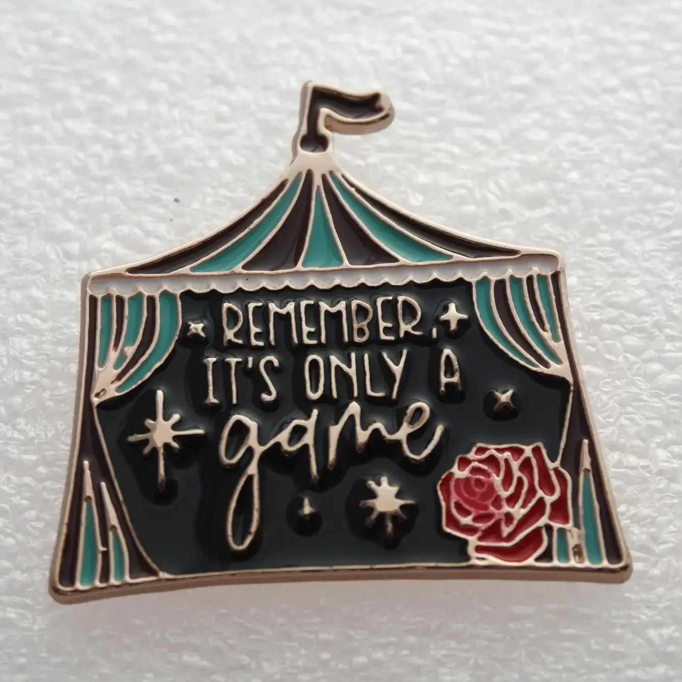 Remember It\'s Only A Game Enamel Pins  Lapel Pin Badge