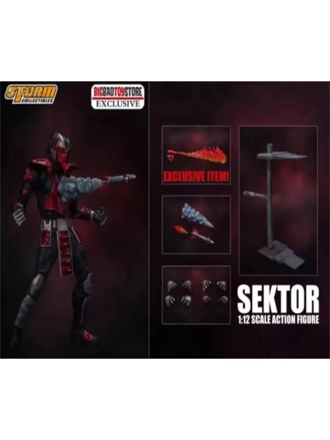 Op voorraad Storm Toys Mortal Kombat Cyrax 1/12 actiefiguurmodel verzamelcadeau - afbeelding 2