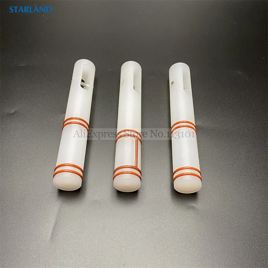 Three Ice Cream Discharge Valve Piston Bar Components Fittings ZM Soft Serve Ice Cream Machines Spare Parts Replacements 15.6cm