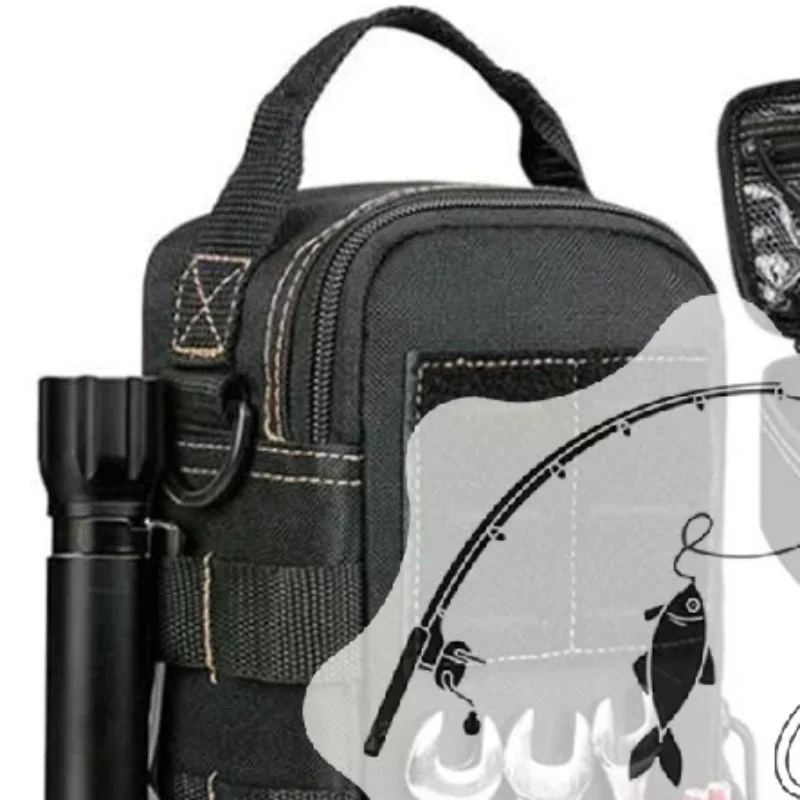 Small Shoulder Tool Bag, Tactical Tool Pouch, Portable Practical Tool Storage Case With Shoulder Strap, Suitable For EDC, Motor