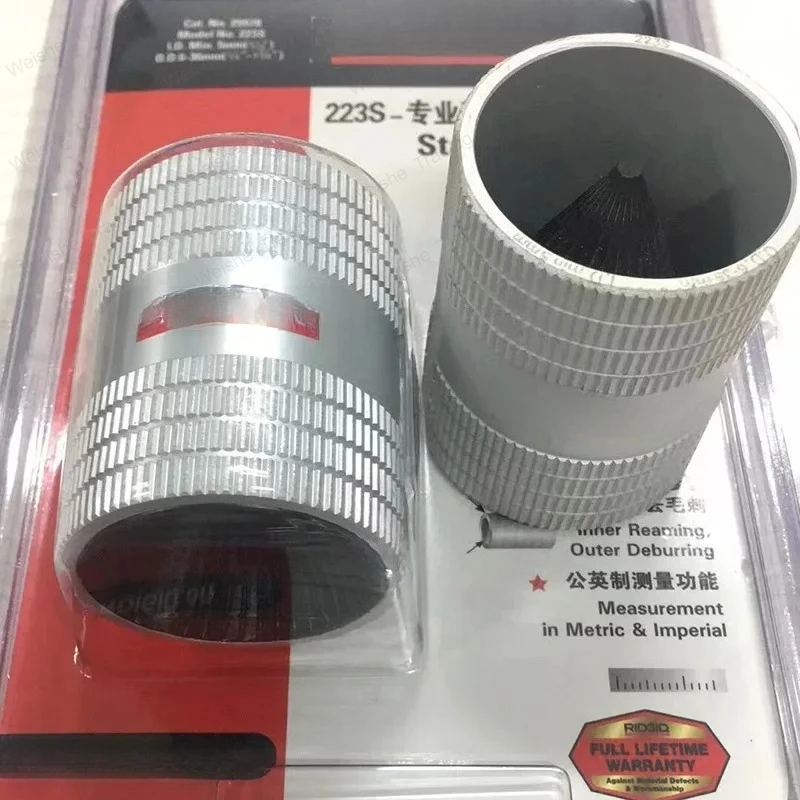 

1 шт. 29993 223S Инструмент для снятия заусенцев с труб из нержавеющей стали, внутренний/наружный резьбонарезной инструмент