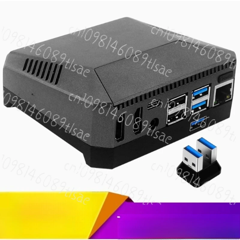 

suitable for 4-bargon One M.2 Aluminum Alloy Shell Solid State Drive with Built-in Infrared Receiver for Heat Dissipation