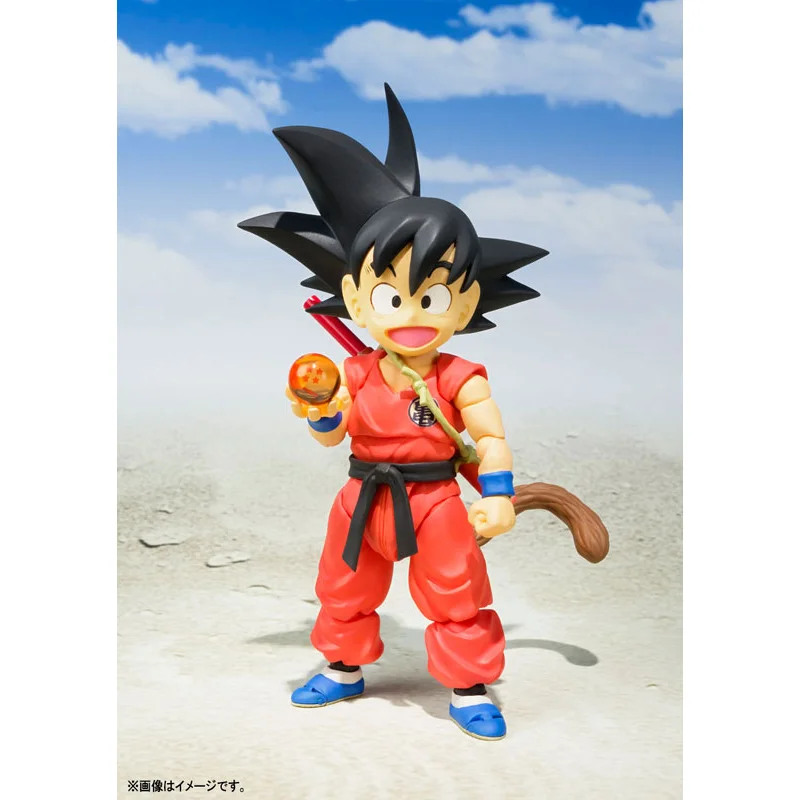 

SHF Son Goku Childhood Dragon Ball In Stock Anime Action Collection Figures Model Toys 100% Original Bandai S.H. Figuarts