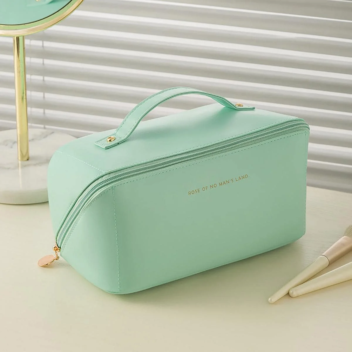 Large-capacity Pillow Makeup Bag Portable Travel Toiletry bag Premium Handbag PU Waterproof Storage bag