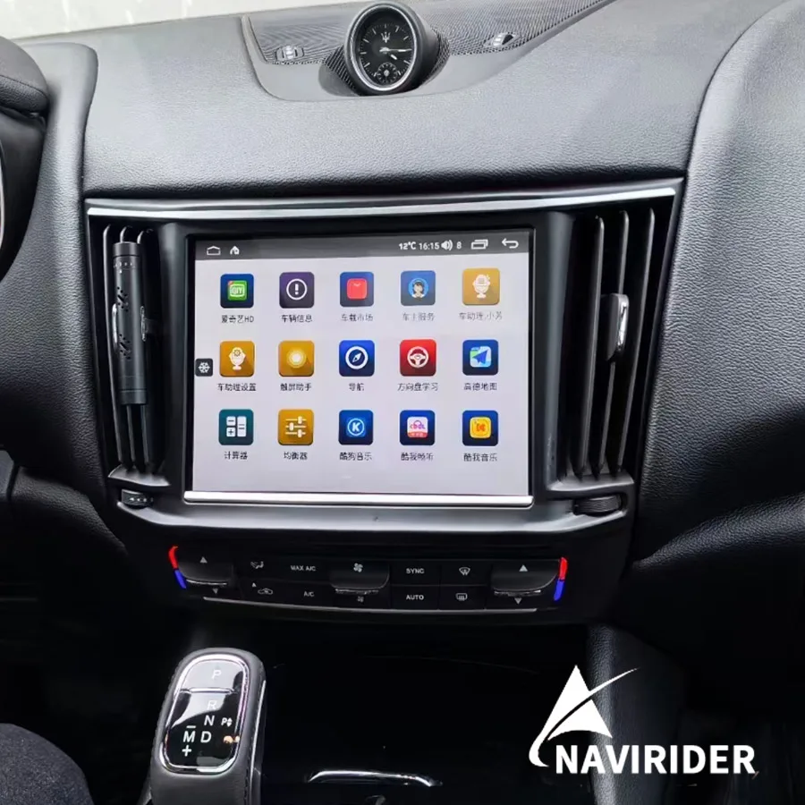 

Автомобильный радиоприемник с экраном Android для Maserati Levante 2016-2024, мультимедийный видеоплеер, стерео, авто GPS-навигация, головное устройство Carplay DSP