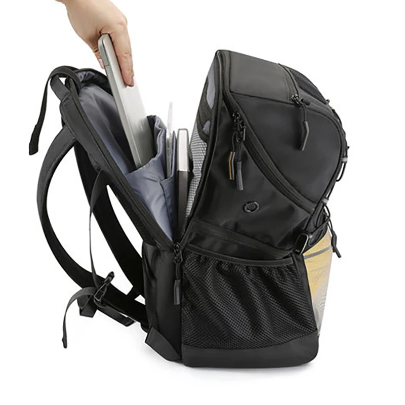 Climbing Backpack Men Women Large Capacity Travel Daypack Basketball Volleyball Soccer Rucksack Leisure Commuting Shoulder Bag view 3