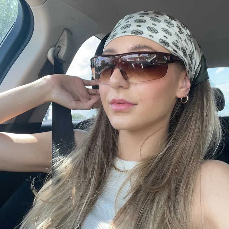 Nouvelles lunettes de soleil carrées pour femme, lunettes de soleil de marque, lunettes de soleil tendance pour femme, lunettes de voyage en plein air, protection UV400, Oculos De Sol
