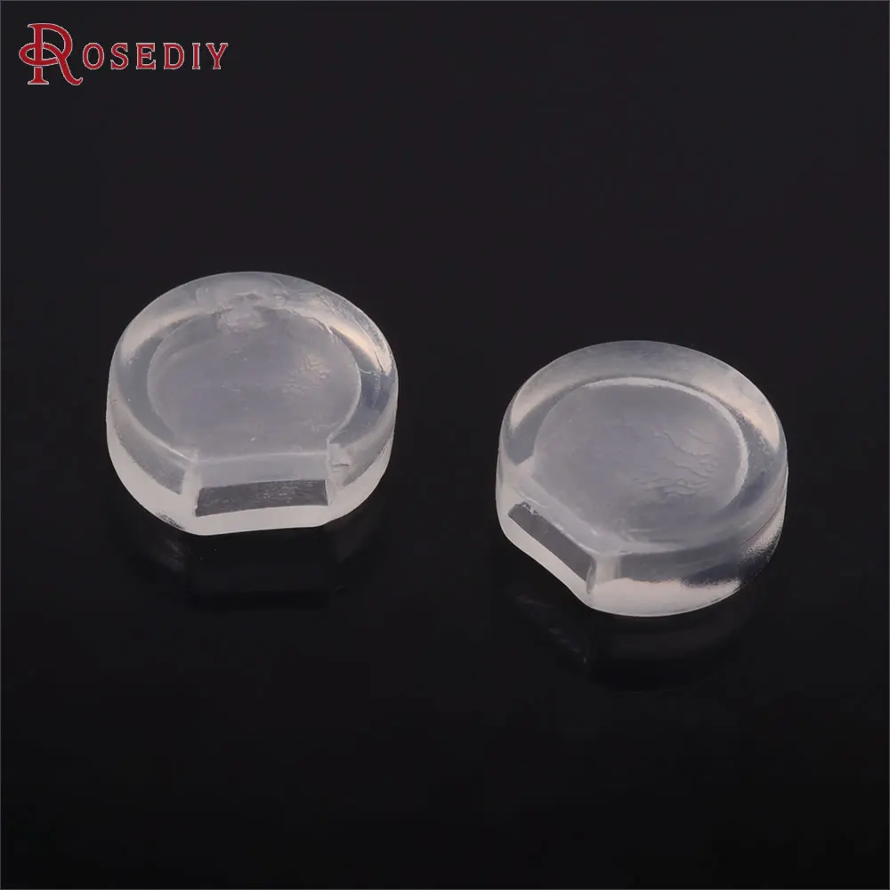 White Rubber Earring Back Earrings Stopper High Quality Jewelry Making Supplies Necklace Earrings Accessories for Women - view 3