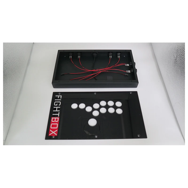 FightBox 배틀 보드 F1/F9 모델 히트박스 스타일 아케이드 게임 컨트롤러 박스, 케이블 포함, 맞춤형 아트 패턴 패널 지원