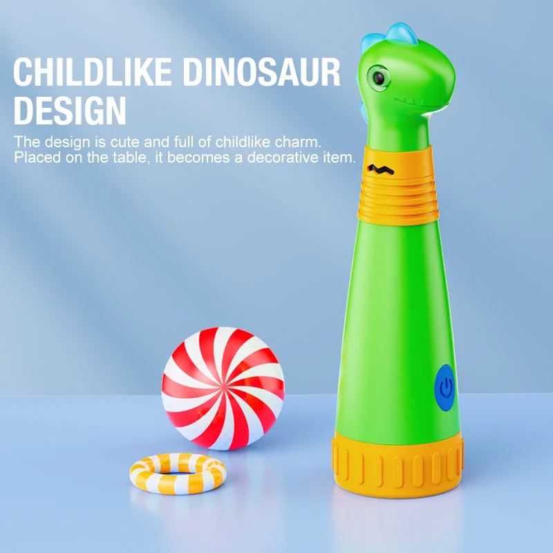 Simpatica torcia a forma di dinosauro Impugnatura comoda Batteria a lunga durata Grande capacità Supporta torcia portatile con ricarica di tipo C
