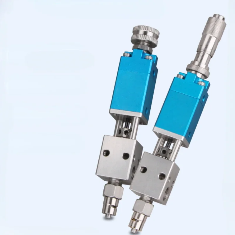 

Pneumatic Dispensing Valve for Electronics Industry Micrometer UV Glue Dispenser Valve Thimble Dispensing Valve Dispensing Tools