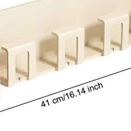 Efficient For bathroom Wall Organizer for Toothbrushes with No-Drill Mount Aluminum Build and Compact Footprint