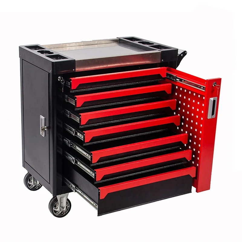 Hardware Tool Cart Auto Repair Storage 7-Drawer Tool Cabinet Can Be Matched with Tool Sets