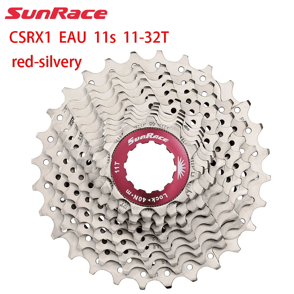 SUNRACE 11-Gang CSRX1 EAV EAS EAW EAU 11-28/32/36T Fahrradkassette Rennradkassette für HG Fahrradanschluss – Detail 5