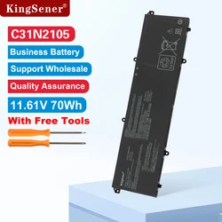 11.61V 70Wh C31N2105 Battery For ASUS Twin 15 K3502ZA12500 15.6-inch Notebook K3502ZA K3502 C31N2105 -1 UX3404VC