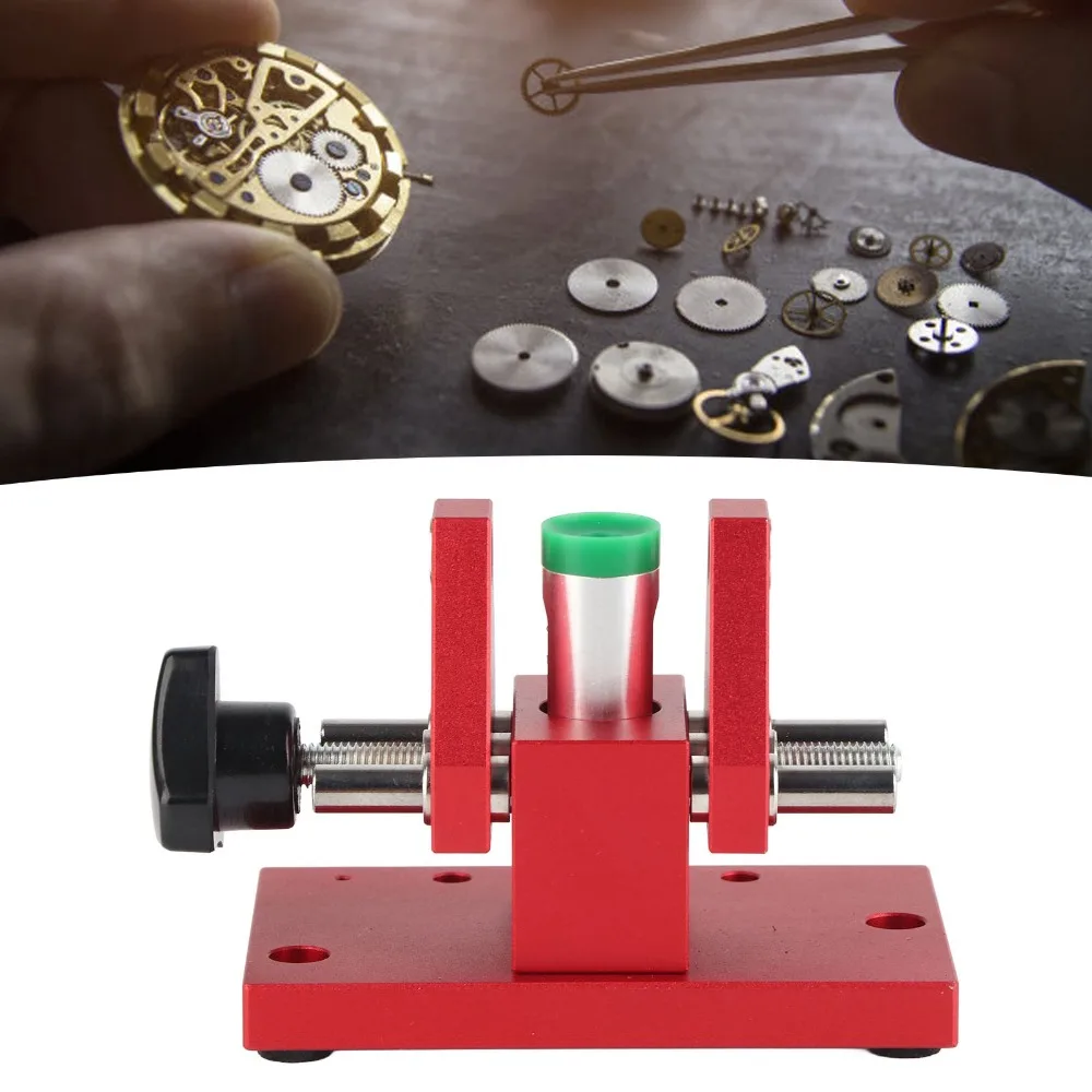 Metal Watch Case Opener Red 11.8*7.6*:5.3cm Watch Battery Change Tool Watch Back Remover Tool Watch Shop Repair Work